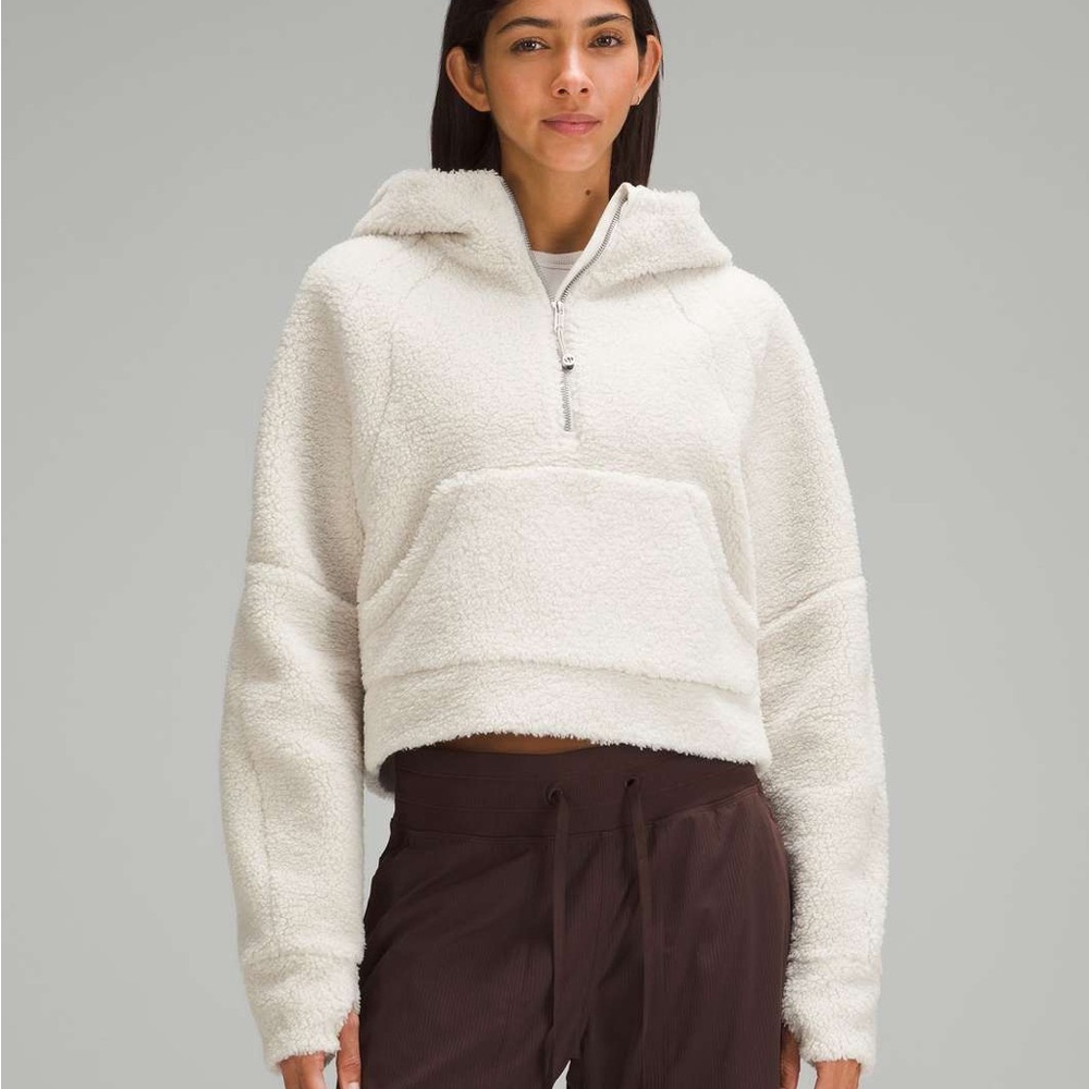 Lululemon Scuba Oversized Half Zip Fleece Hoodie